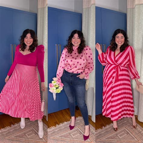 Pink And Red Plus Size Valentines Day Looks