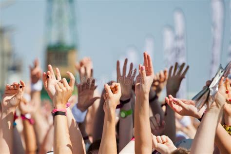 Cheering Crowd Stock Image Image Of Approval Cheer 32597165