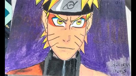 Speed Drawing Naruto Uzumaki Naruto Shippuden Youtube