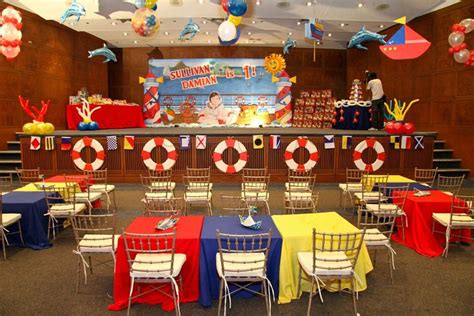 Nauticalcruise Ship Birthday Party Ideas Photo 12 Of 84 Catch My Party