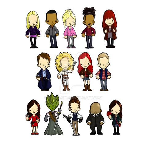 Doctor Who Companions And Friends Version 2 By Bantambb On Deviantart