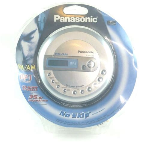 Panasonic Sl Sv550 Walkman Portable Cd Player Silver New In Sealed