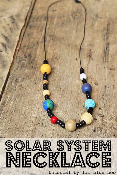 Space Craft Solar System Necklace Lil Blue Boo Bloglovin