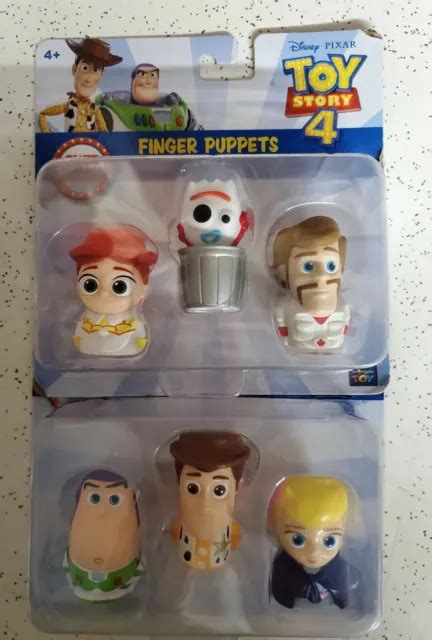 Toy Story 4 Finger Puppets 2 3 Pack Jesse Forky Duke Caboom Buzz