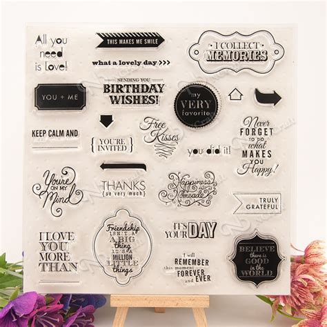 Ncraft Clear Stamps N2253 Scrapbook Paper Craft Clear Stamp