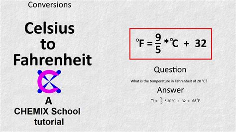 Using the celsius to fahrenheit formula: Convert Celsius To Fahrenheit Tutorial - YouTube