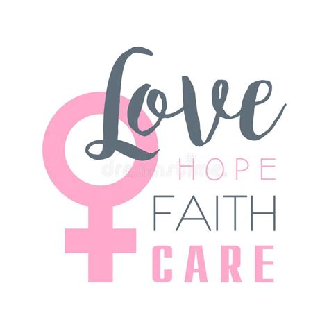 Faith Hope Love Pink Stock Illustrations 510 Faith Hope Love Pink