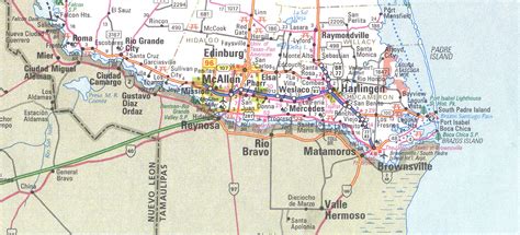 The Rio Grande Valley Texas Map