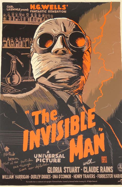 Invisible Man Horror Movie Posters Old Movie Posters Classic Horror