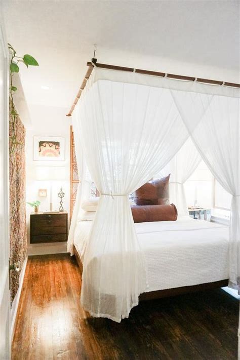 Guide rail mosquito net luxury mosquito netting palace bed canopy & heavy frames. 52 Cute And Practical Mosquito Net Decoration Ideas - DigsDigs