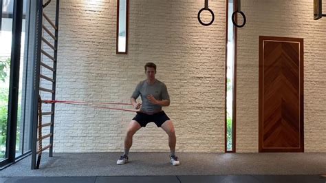 Lateral Shuffle Resistance Band Youtube