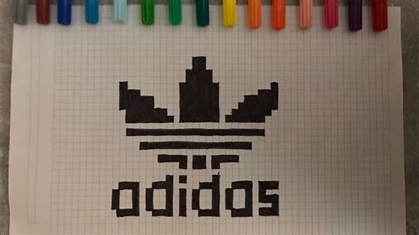 Tuto Comment Faire Le Logo Adidas En Pixel Facile Youtube