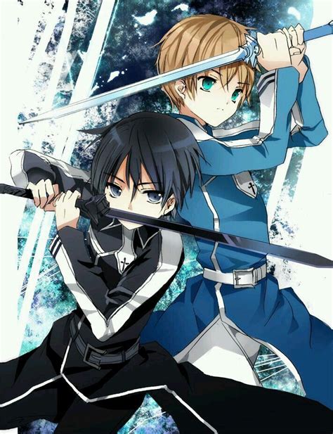 Kirito and eugeo handshake wallpaper. Pin on Sword Art Online