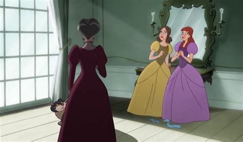 Lady Tremaine Approaches Anastasia And Drizella Featured Animation