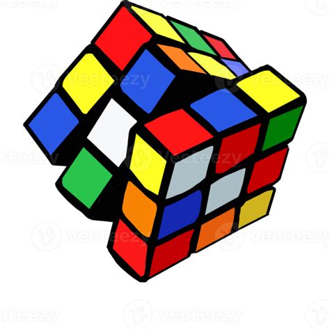 Colorful Rubiks Cube 16723747 Png