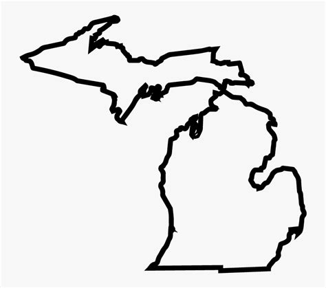 Michigan State Outline Clipart 10 Free Cliparts Download Images On
