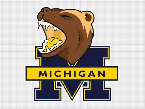 University Of Michigan Mascot By Patricia Goh On Dribbble