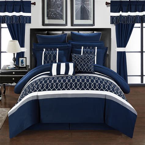 Choose from contactless same day delivery, drive up and more. Lance 24-Piece Bed In a Bag Queen Comforter Set by Chic ...