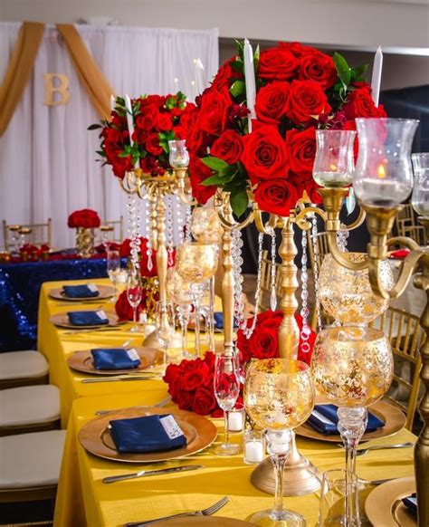 Beauty And The Beast Themed Wedding Reception Britany Cooley