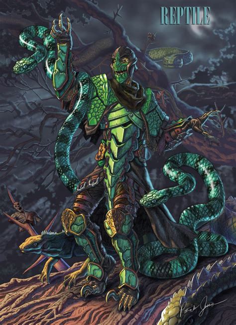 ArtStation Reptile Patrick Jesson Mortal Kombat Art Reptile