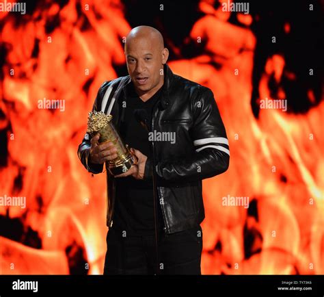 Actor Vin Diesel Accepts The Mtv Generation Award For The Fast And The