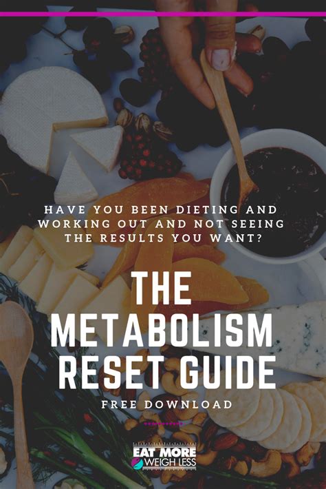 The Metabolism Reset Guide Eat More 2 Weigh Less Metabolism Reset Diet Metabolic Reset