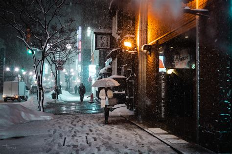 Snowy Street Photography In Sapporo Japan A Hidden Gem Petapixel