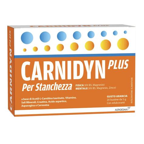 Carnidyn Plus Integratore Alimentare 20 Buste 5 G Openfarma
