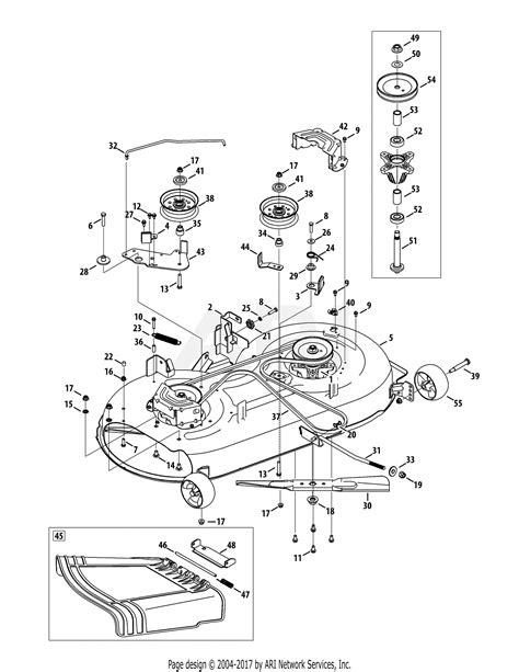 Troy Bilt 13wm77ks011 Pony 2014 Parts Diagram For Mower Deck May 27
