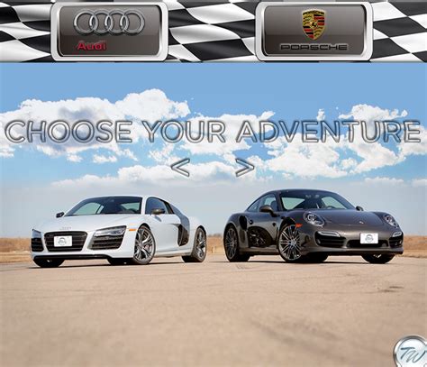 Choose Porsche or Audi | Tom Wood Auto Group