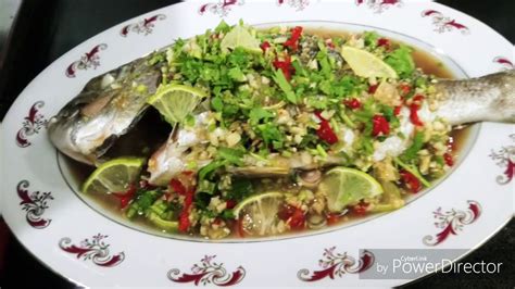 Ikan Kukus Thailand Resepi Ikan Siakap Kukus Halia Resep Masakan Khas
