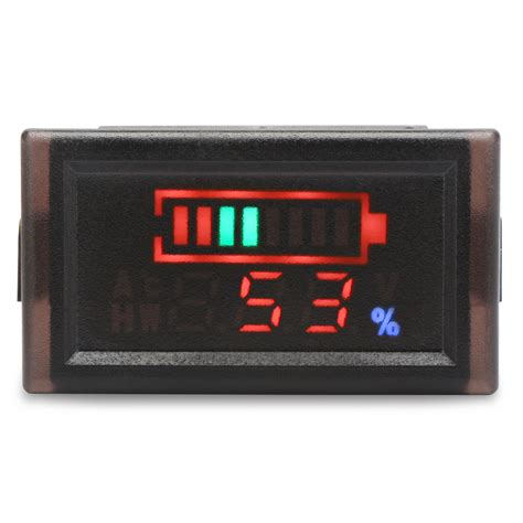 Digital Meter V Acid Lead Batteries Indicator Battery Capacity