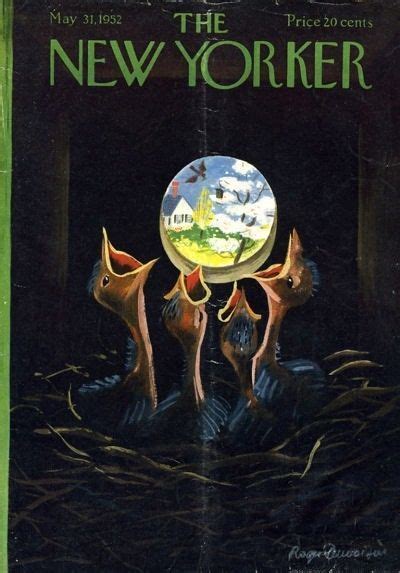 The magazine seems to reflect his broad interests: Details about 1952 New Yorker Magazine COVER ONLY Roger ...