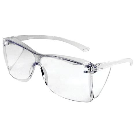 sellstrom lightweight over the glass safety glasses protective eyewear clear lens clear frame