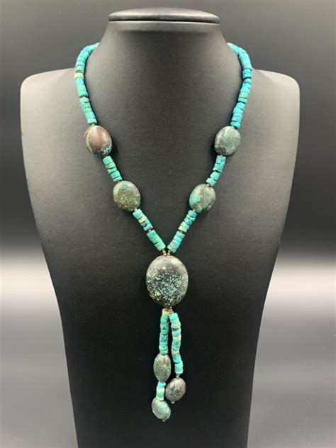 Beautiful Traditional Natural Turquoise Necklace