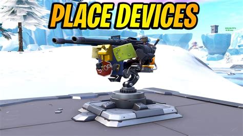 Place Devices On Creative Island 14 Days Of Fortnite Challenges Youtube