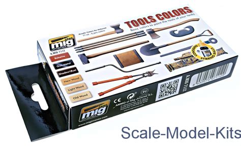 Mig Ammo Smart Set Tool Colors A Mig 7112 Plastic Scale Model
