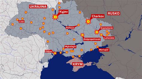 Pod Vejte Se Na P Ehlednou Mapu Boj Na Ukrajin Cnn Prima News