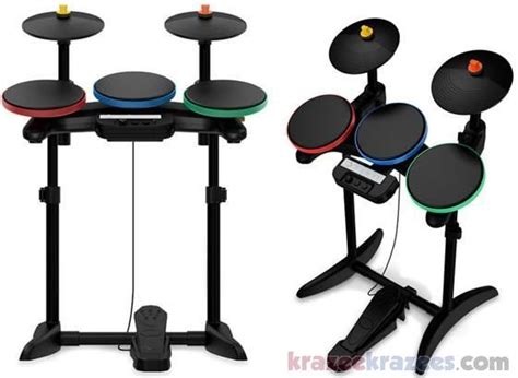 Band Hero Drum Kit Set Nintendo Wii Works With Guitar Hero And Rock Band