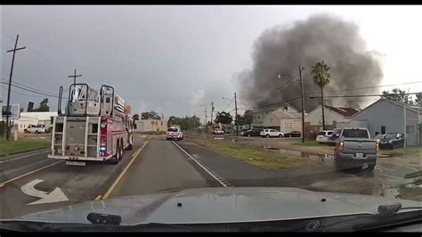 Firefighter Pov Responding To A Working Warehouse Fire Youtube
