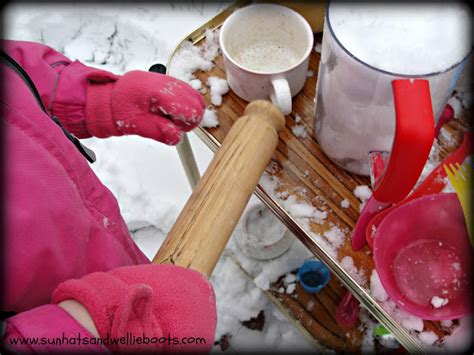 Sun Hats And Wellie Boots Snow Kitchen Outdoor Play