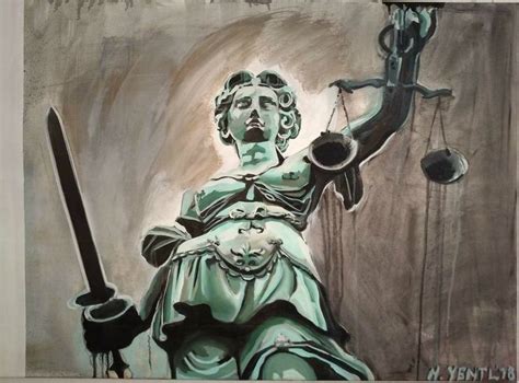 Lady Of Justice Painting By Yentl Noppen Saatchi Art