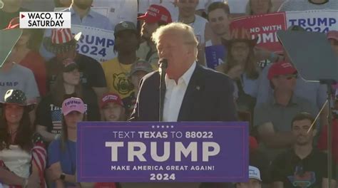 Watch As Trump S Waco Rally Crowd Goes QUIET As He Mocks Ron DeSantis For Begging For His