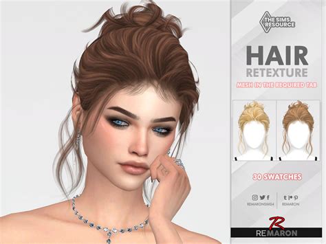 The Sims Resource To0628 Hair Retexture Mesh Needed