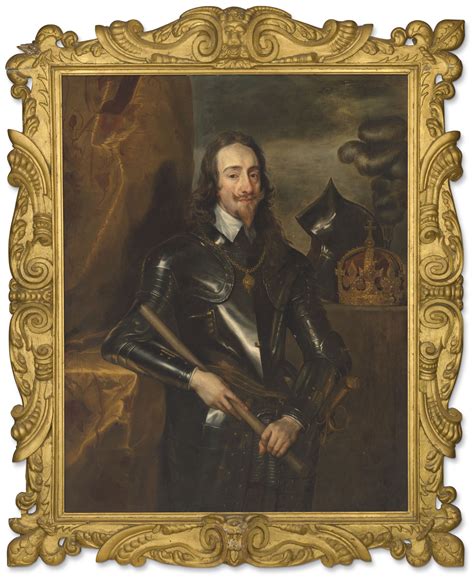 Follower Of Sir Anthony Van Dyck Portrait Of King Charles I 1600 1649