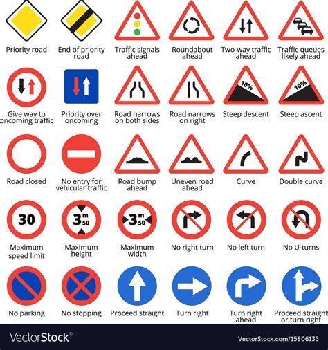 Traffic Signs Matching Worksheet