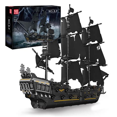 カテゴリ Mould King Pirate Ship Building Blocks Set Ship Model Building