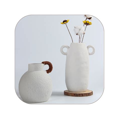 Zella Handmade White Ceramic Vase — Modern Design Homes
