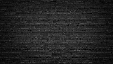 Black Brick Wall Background Texture Dark Masonry