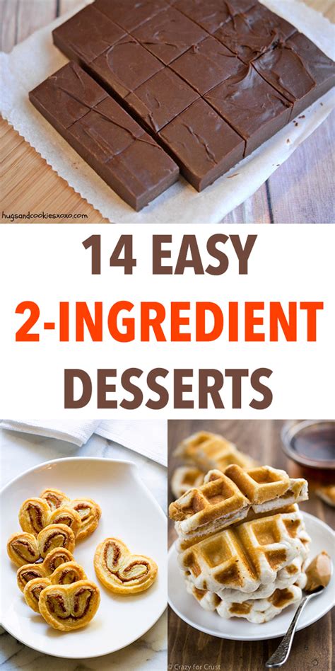 14 easy 2 ingredient desserts to satisfy your sweet tooth